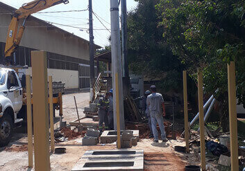 Poste De Energia Civil